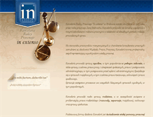 Tablet Screenshot of inextenso.com.pl