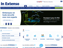 Tablet Screenshot of inextenso.fr